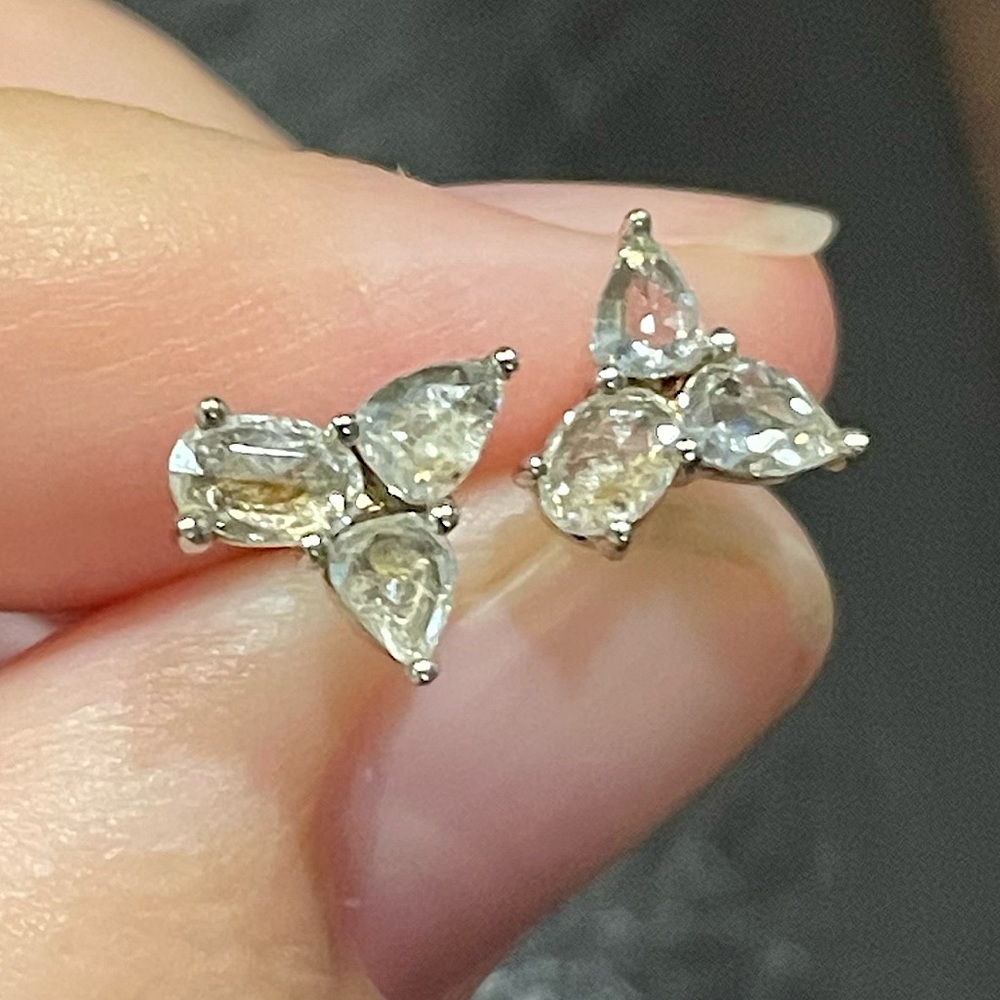 COPY - NYC designer Monique Péan diamond earrings.